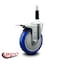 Service Caster 5'' Blue Poly Swivel 7/8'' Expanding Stem Caster Total Lock Brake SCC-EXTTL20S514-PPUB-BLUE-78 - alternate 3